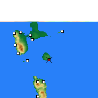 Nearby Forecast Locations - Capesterre-de-Marie-Galante - Map