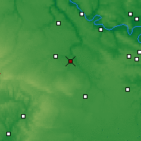 Nearby Forecast Locations - Dreux - Map