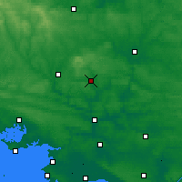 Nearby Forecast Locations - Guer - Map