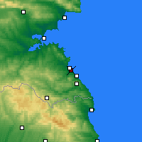 Nearby Forecast Locations - Lozenets - Map