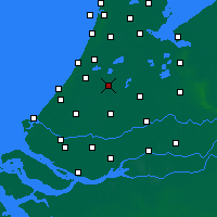 Nearby Forecast Locations - Alphen aan den Rijn - Map