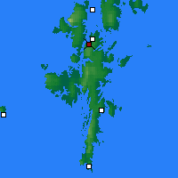 Nearby Forecast Locations - Scatsta Airport - Map