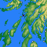 Nearby Forecast Locations - Loch Fyne - Map