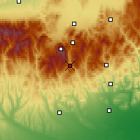 Nearby Forecast Locations - Sinaia - Map