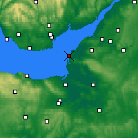 Nearby Forecast Locations - Weston-super-Mare - Map