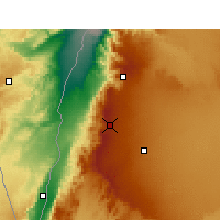 Nearby Forecast Locations - Petra - Map