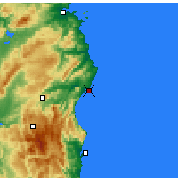 Nearby Forecast Locations - Orosei - Map