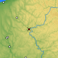 Nearby Forecast Locations - Franklin - Map