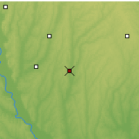 Nearby Forecast Locations - Clarinda - Map