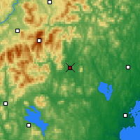 Nearby Forecast Locations - Fryeburg - Map