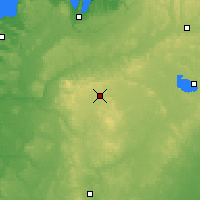 Nearby Forecast Locations - Cadillac - Map