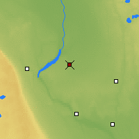 Nearby Forecast Locations - Wheaton - Map