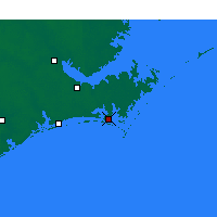 Nearby Forecast Locations - Beaufort - Map