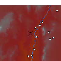 Nearby Forecast Locations - Albuquerq. AP - Map