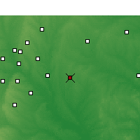 Nearby Forecast Locations - Terrell - Map