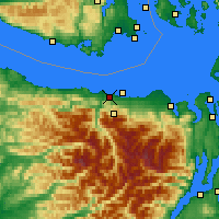 Nearby Forecast Locations - Port Angeles - Map