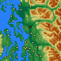 Nearby Forecast Locations - Arlington - Map