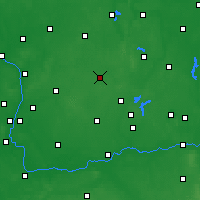 Nearby Forecast Locations - Gniezno - Map