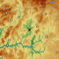 Nearby Forecast Locations - Mirandela - Map