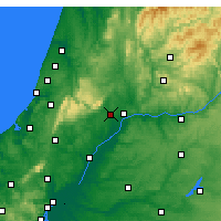Nearby Forecast Locations - Torres Novas - Map