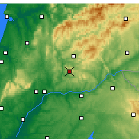 Nearby Forecast Locations - Vila de Rei - Map