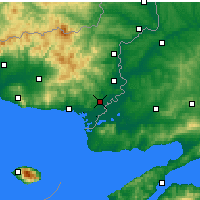 Nearby Forecast Locations - Feres - Map