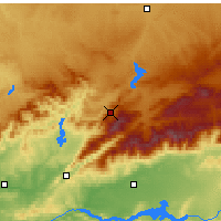 Nearby Forecast Locations - Béjar - Map