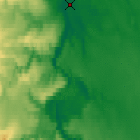 Nearby Forecast Locations - Fort McPherson - Map