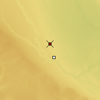 Nearby Forecast Locations - Minot Air Force Base - Map