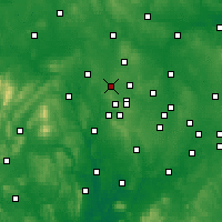 Nearby Forecast Locations - Wolverhampton - Map