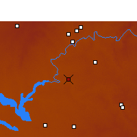 Nearby Forecast Locations - Bothaville - Map