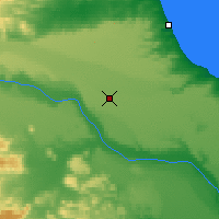 Nearby Forecast Locations - Pico Truncado - Map