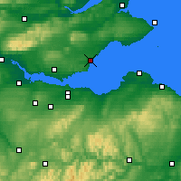 Nearby Forecast Locations - Kirkcaldy - Map