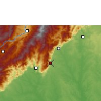 Nearby Forecast Locations - El Doncello - Map