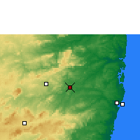 Nearby Forecast Locations - Limoeiro - Map