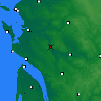 Nearby Forecast Locations - Saintes - Map