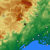 Nearby Forecast Locations - Ganges - Map