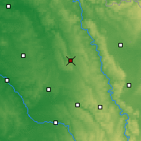 Nearby Forecast Locations - Clermont-en-Argonne - Map