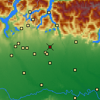 Nearby Forecast Locations - Monza - Map