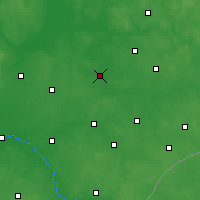 Nearby Forecast Locations - Łapy - Map