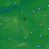 Nearby Forecast Locations - Międzyrzecz - Map