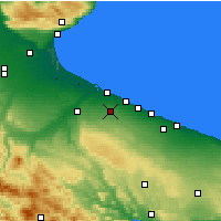 Nearby Forecast Locations - Andria - Map