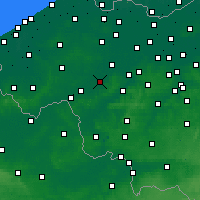 Nearby Forecast Locations - Waregem - Map
