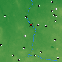 Nearby Forecast Locations - Sieradz - Map
