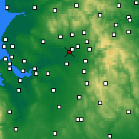 Nearby Forecast Locations - Trafford - Map