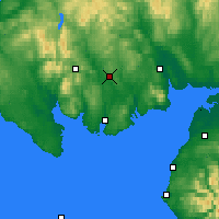 Nearby Forecast Locations - Loch Ken - Map