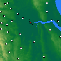 Nearby Forecast Locations - Goole - Map