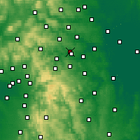 Nearby Forecast Locations - Batley - Map