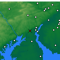 Nearby Forecast Locations - Newark - Map