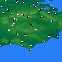 Nearby Forecast Locations - Royal Tunbridge Wells - Map